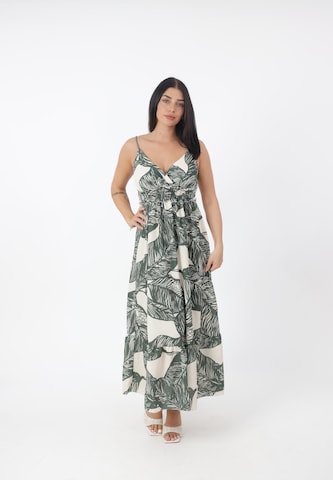 Elara Sommerkjole i grøn: forside