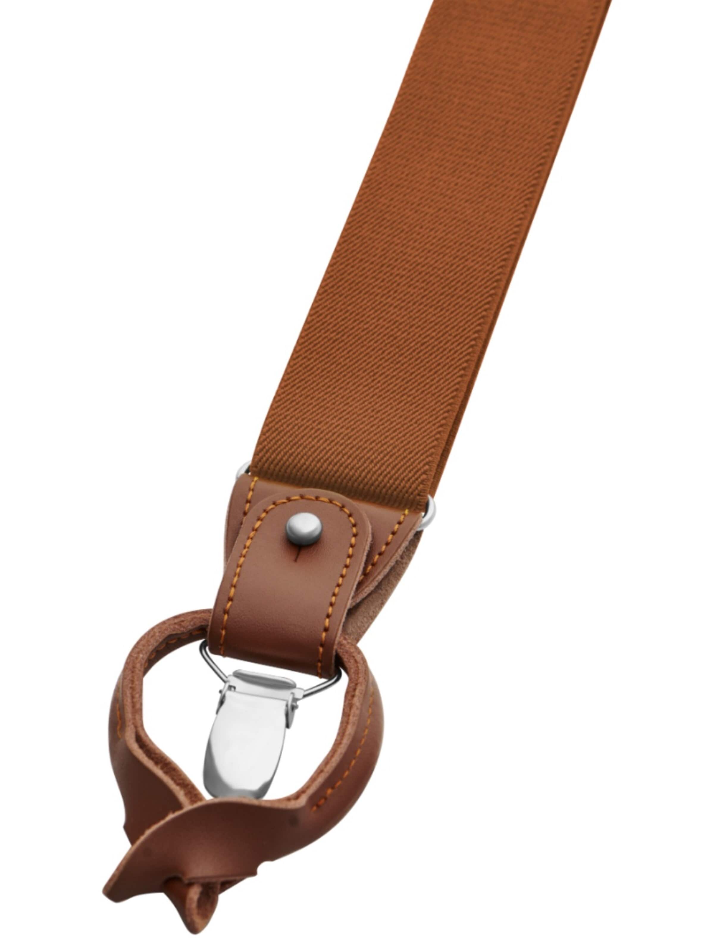 Trendhim Suspenders 'Vexel' in Brown