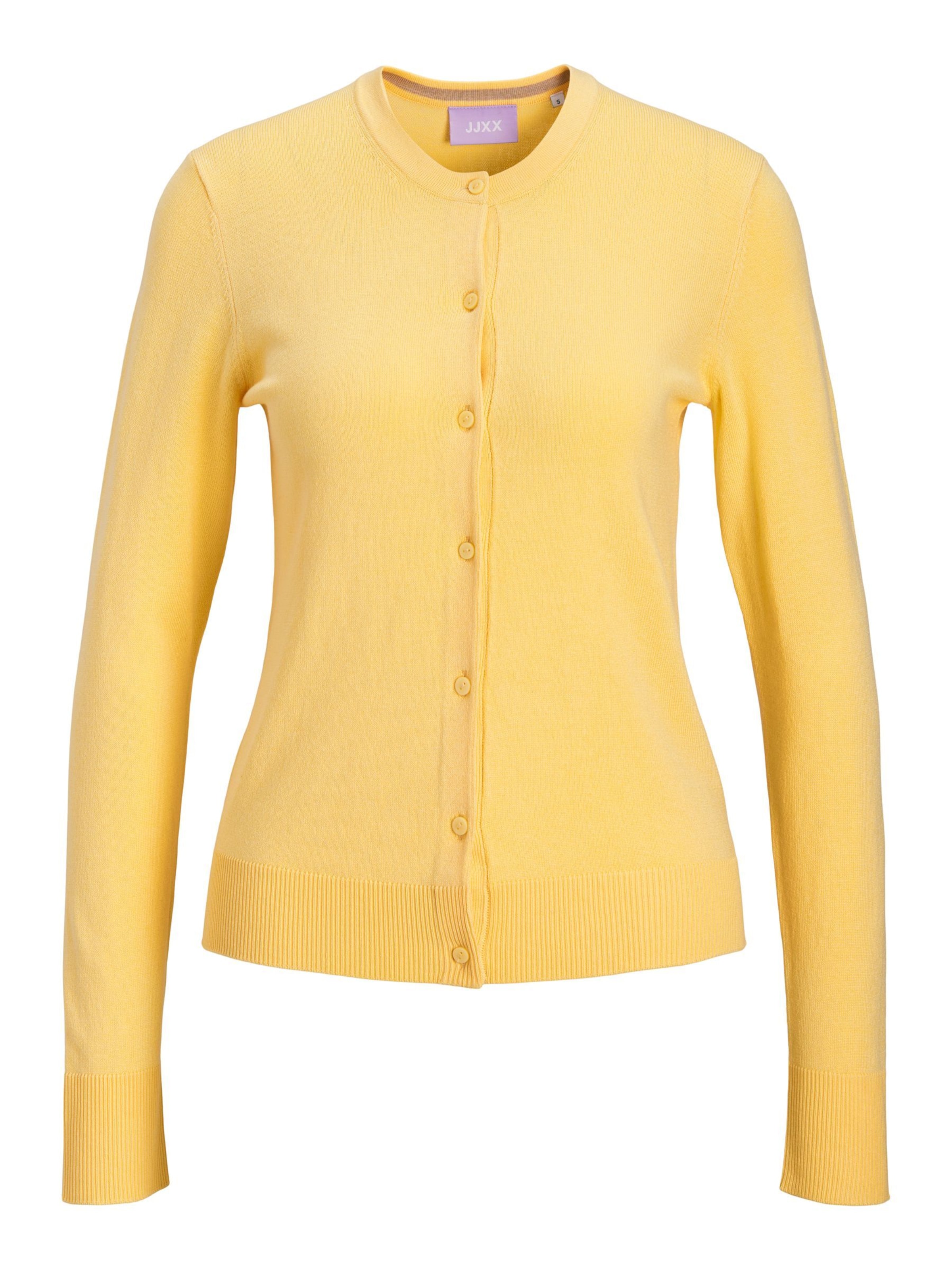 JJXX Strickjacke 'JXOphelia' in gelb, Produktansicht