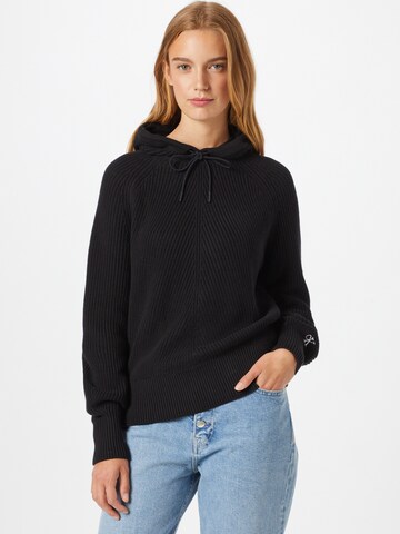 Calvin Klein Jeans Sweater in Black: front