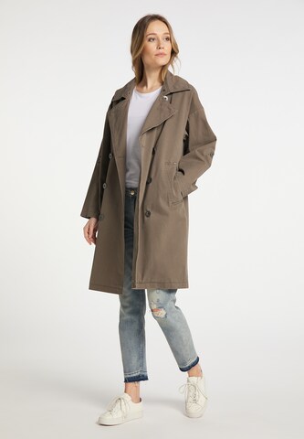 DreiMaster Vintage Between-Seasons Coat in Grey