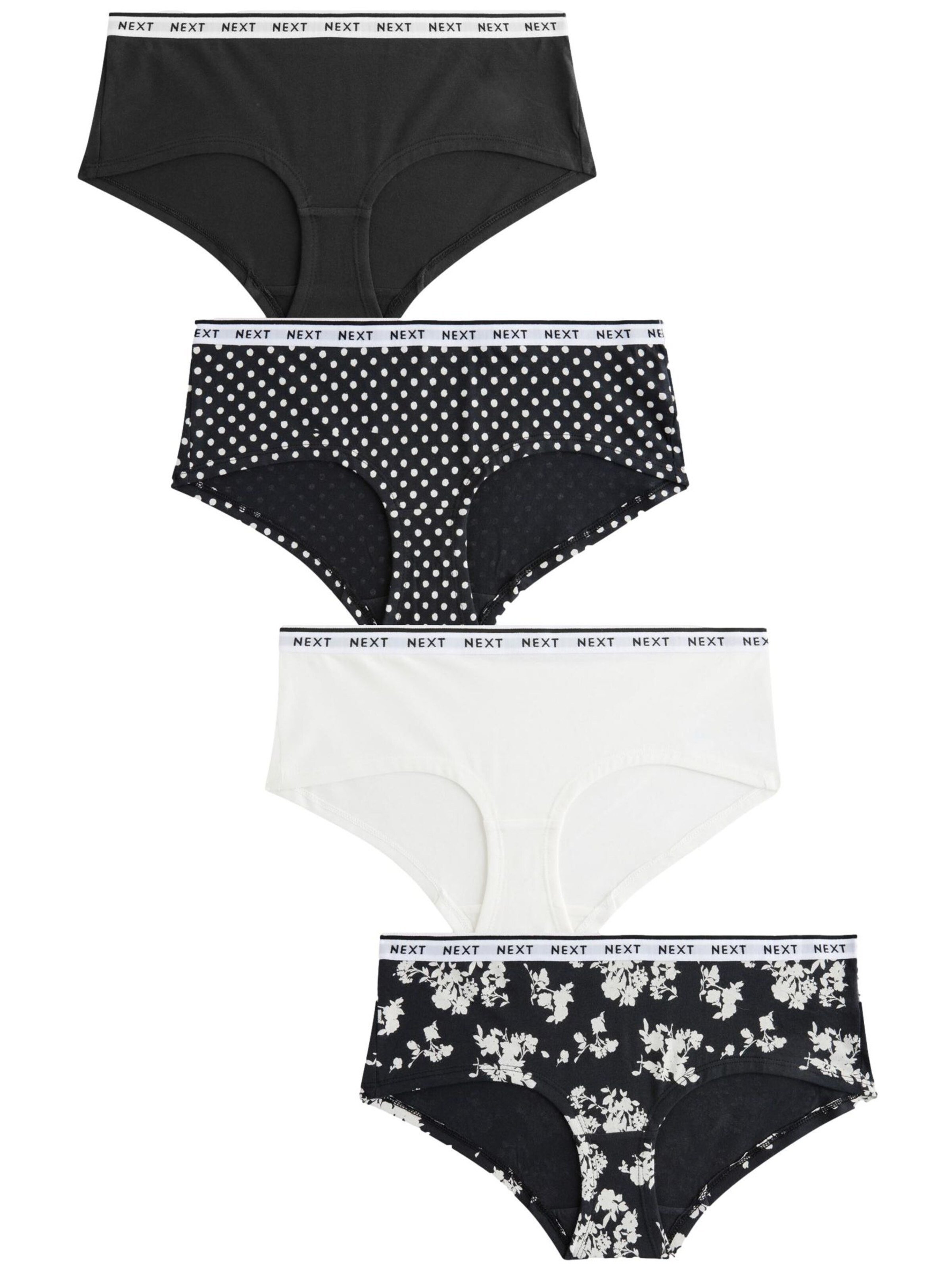 Slip de la Next pe negru: față