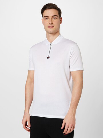 HUGO Red - Camisa 'Deresom' em branco: frente