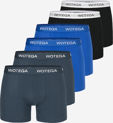 WOTEGA Boxer shorts 'Joe' in Blue: front