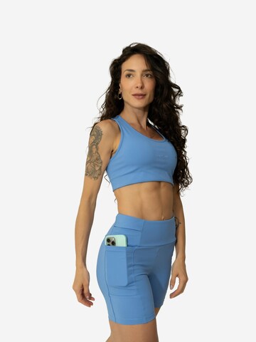 Tempus Own - Slimfit Calças de desporto em azul