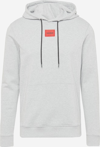 HUGO Sweatshirt 'Daratschi' in Grey: front
