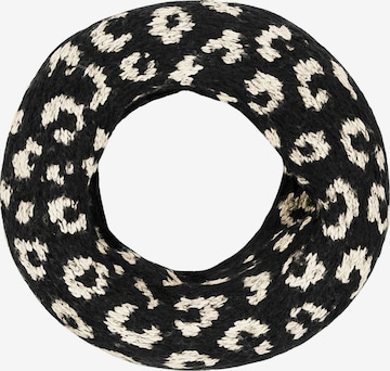 COLLEZIONE ALESSANDRO Scarf 'Leo Loop' in Black: front