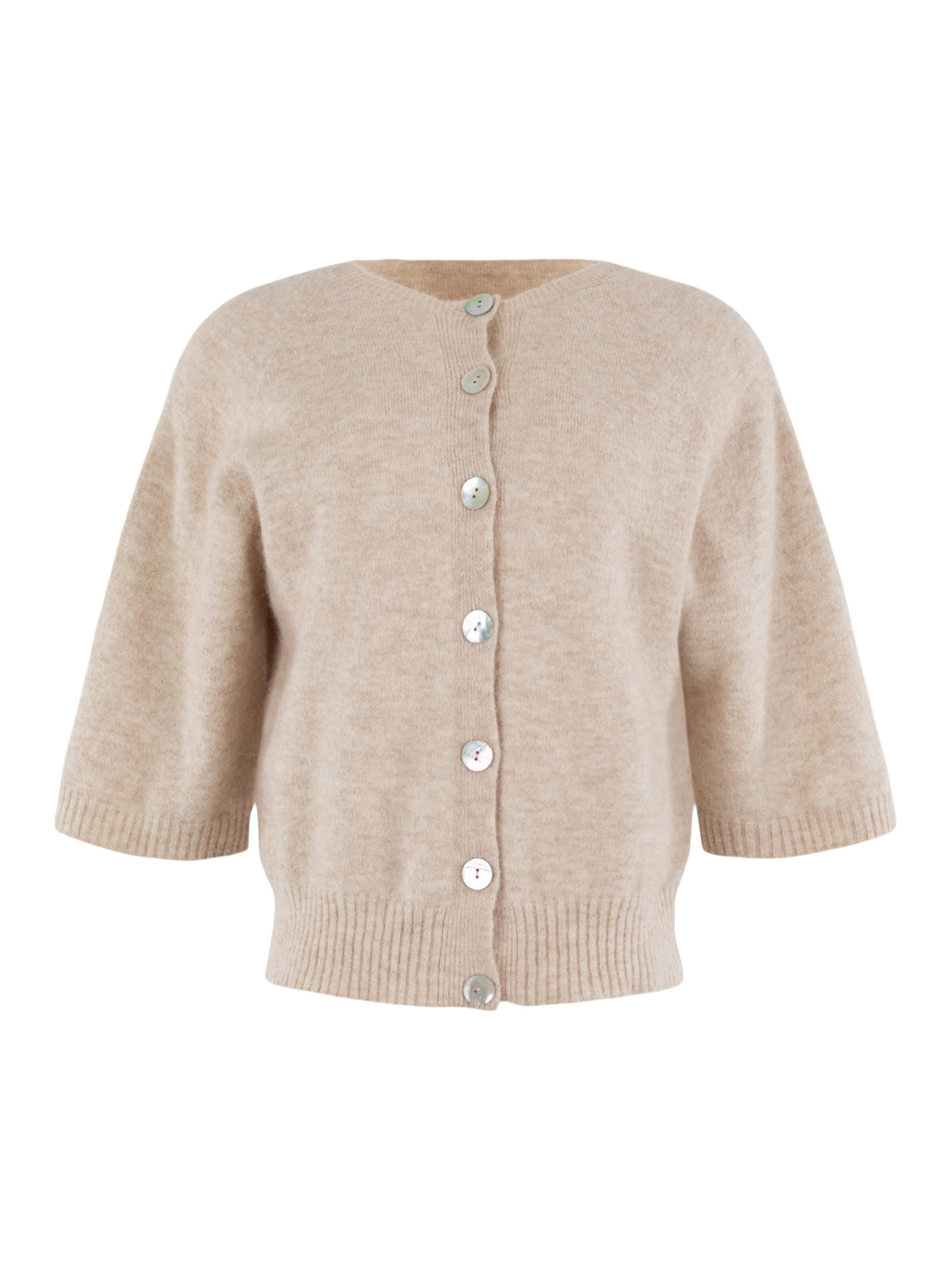 Bellamy Gallery Knit Cardigan 'Chi' in Beige: front