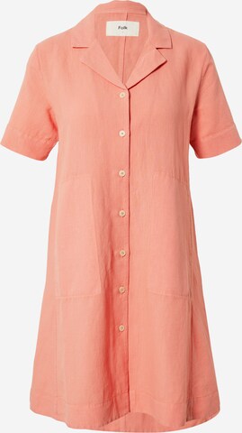 Folk Košilové šaty – pink: přední strana