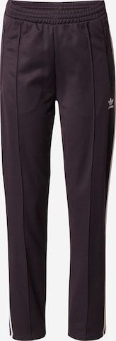Pantalon 'Beckenbauer' ADIDAS ORIGINALS en violet : devant