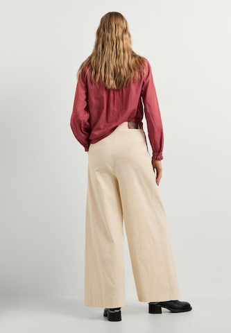 Wide leg Pantaloni con pieghe 'Khloe' di Pepe Jeans in bianco