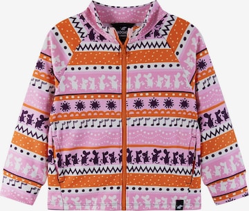 Veste en polaire ' Moomin Tarpeen ' Reima en rose : devant