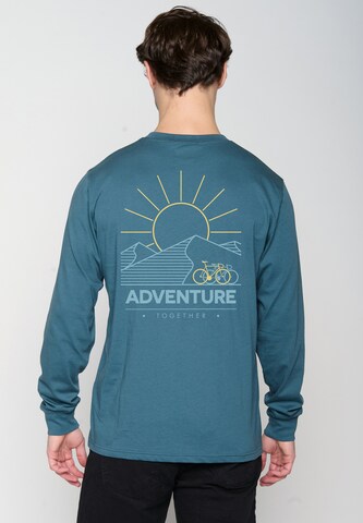 GREENBOMB Shirt 'Bike Adventure' in Green: front