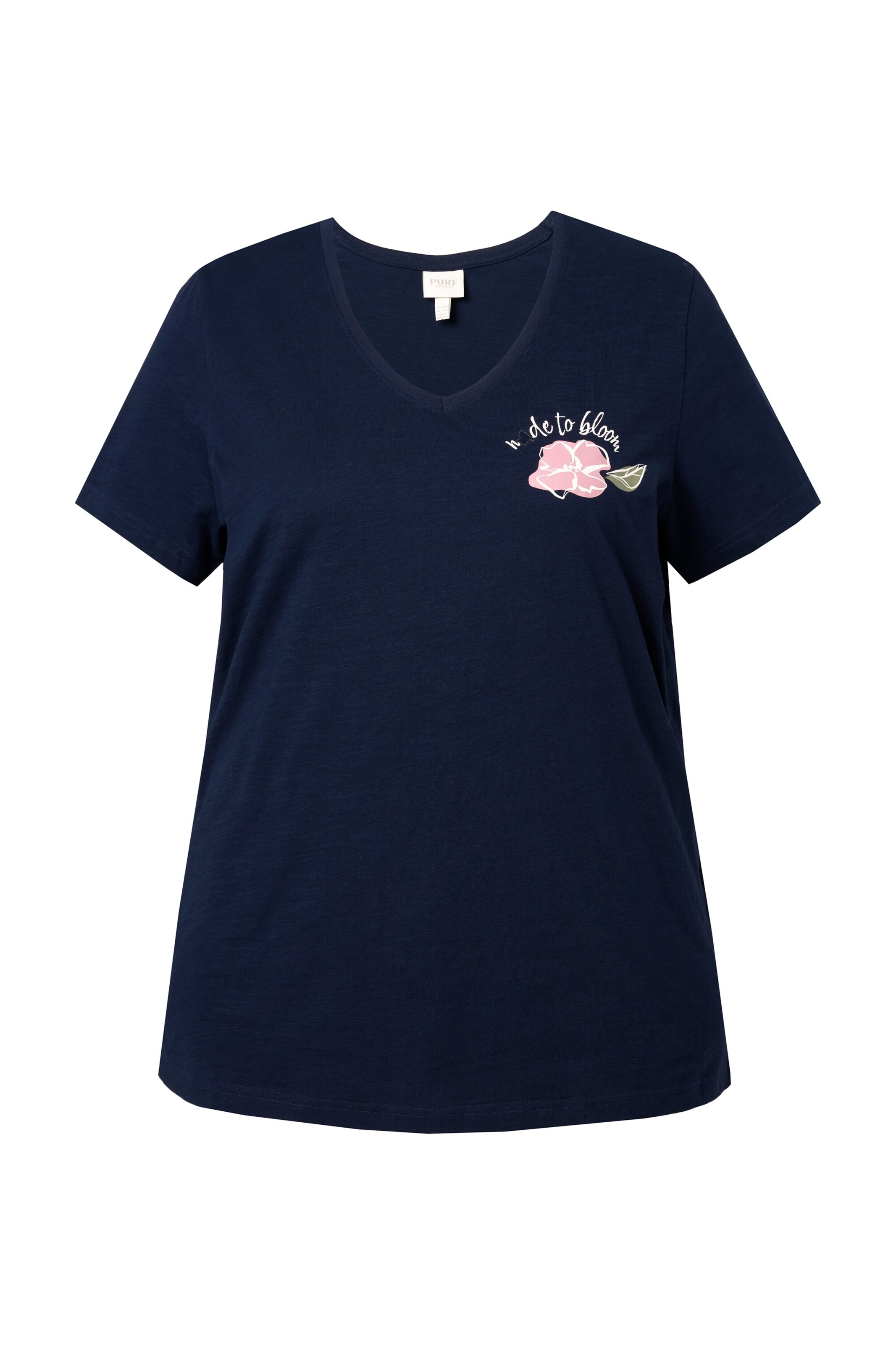 Ulla Popken Shirt in Blauw: voorkant