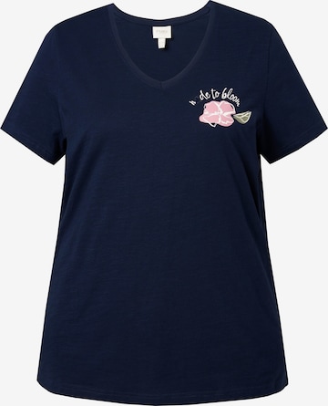 Ulla Popken Shirt in Blue: front