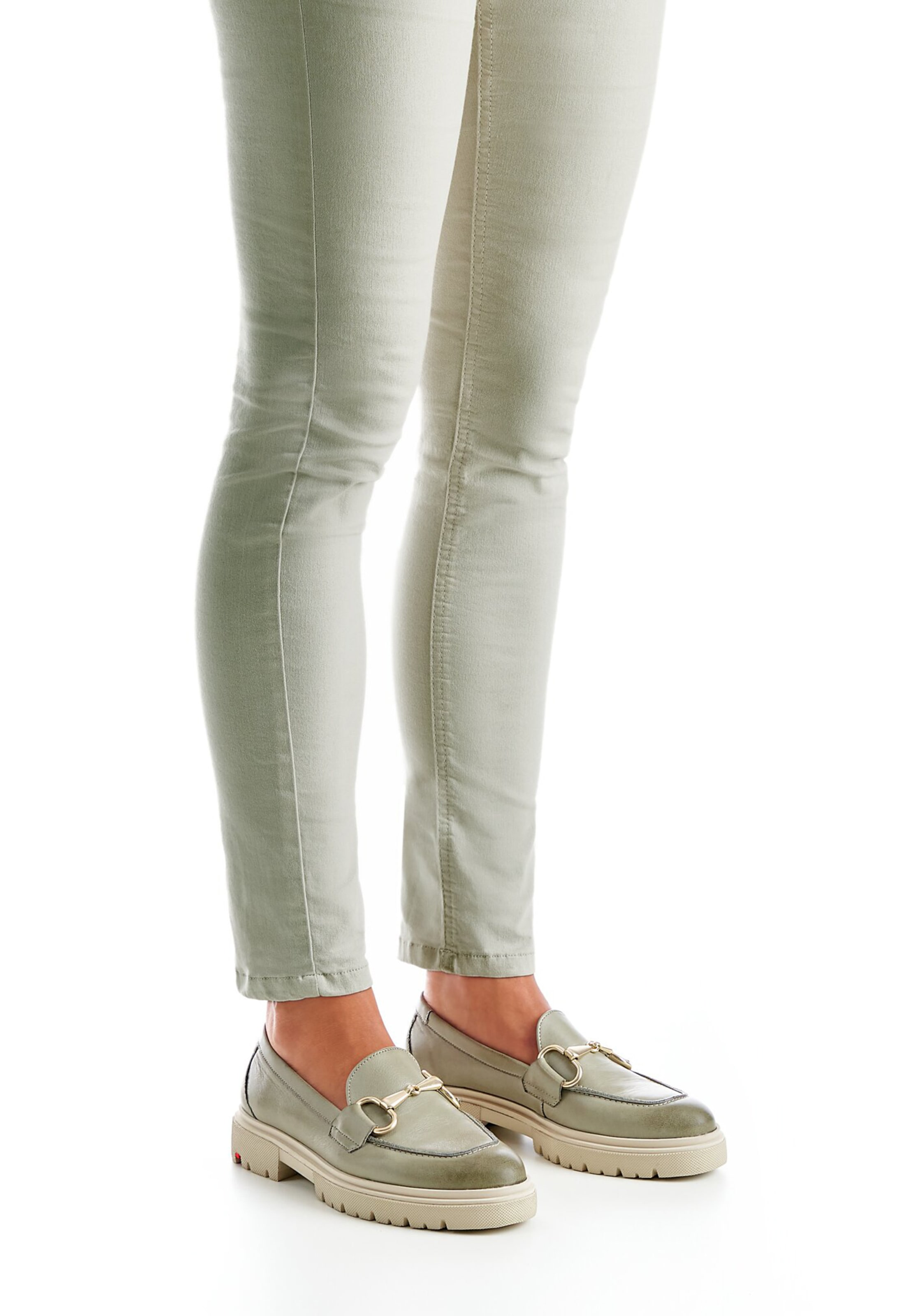 LLOYD Slipper in Grün: Vorderseite