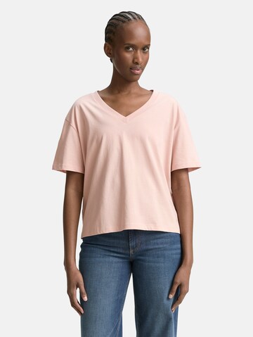 TOM TAILOR DENIM Shirt in Pink: front