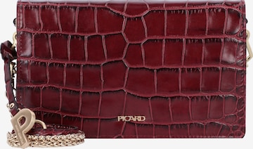 Picard Clutch 'Weimar' in Rood: voorkant