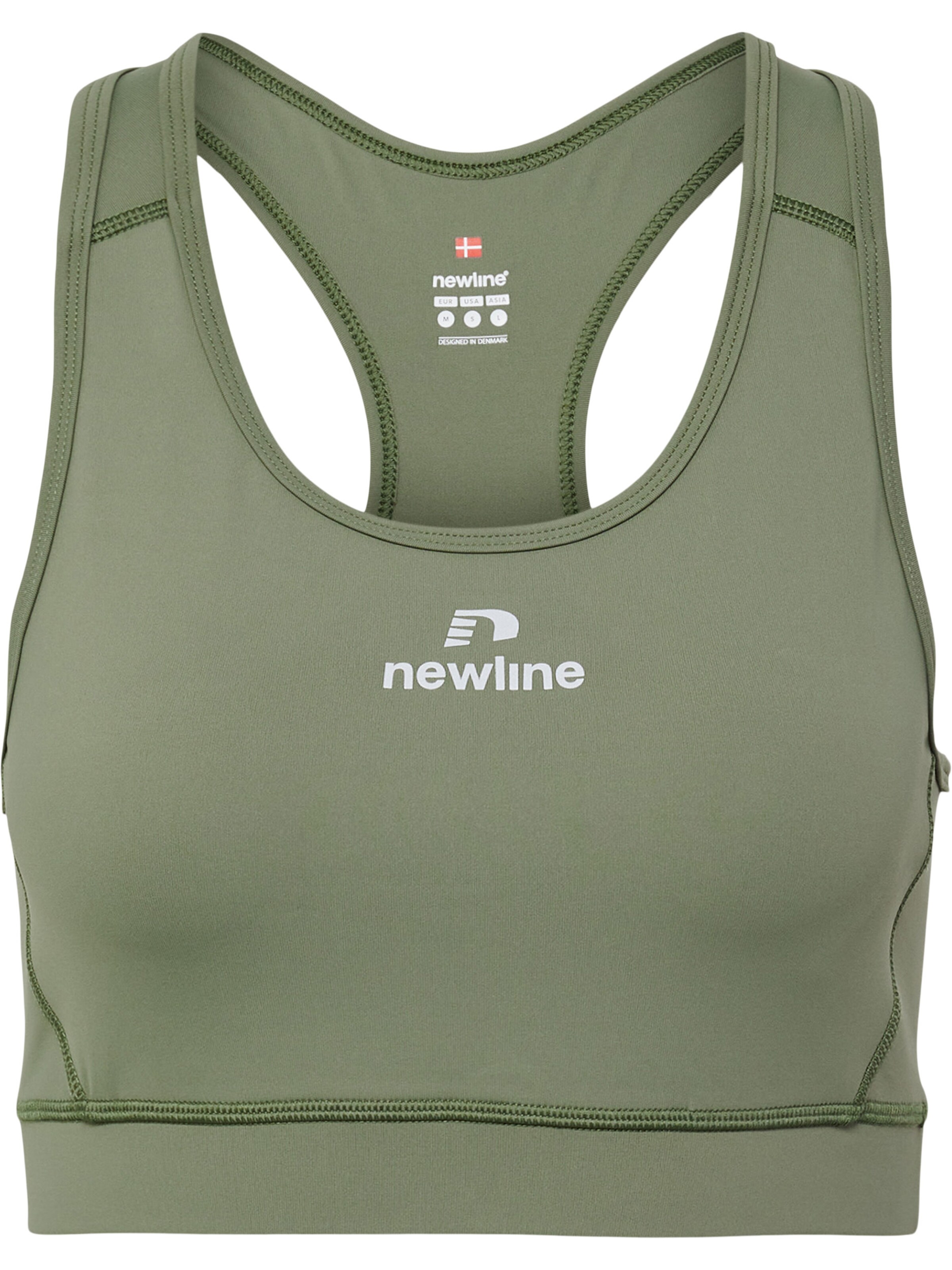Bustier Soutien-gorge de sport 'BEAT' Newline en vert : devant