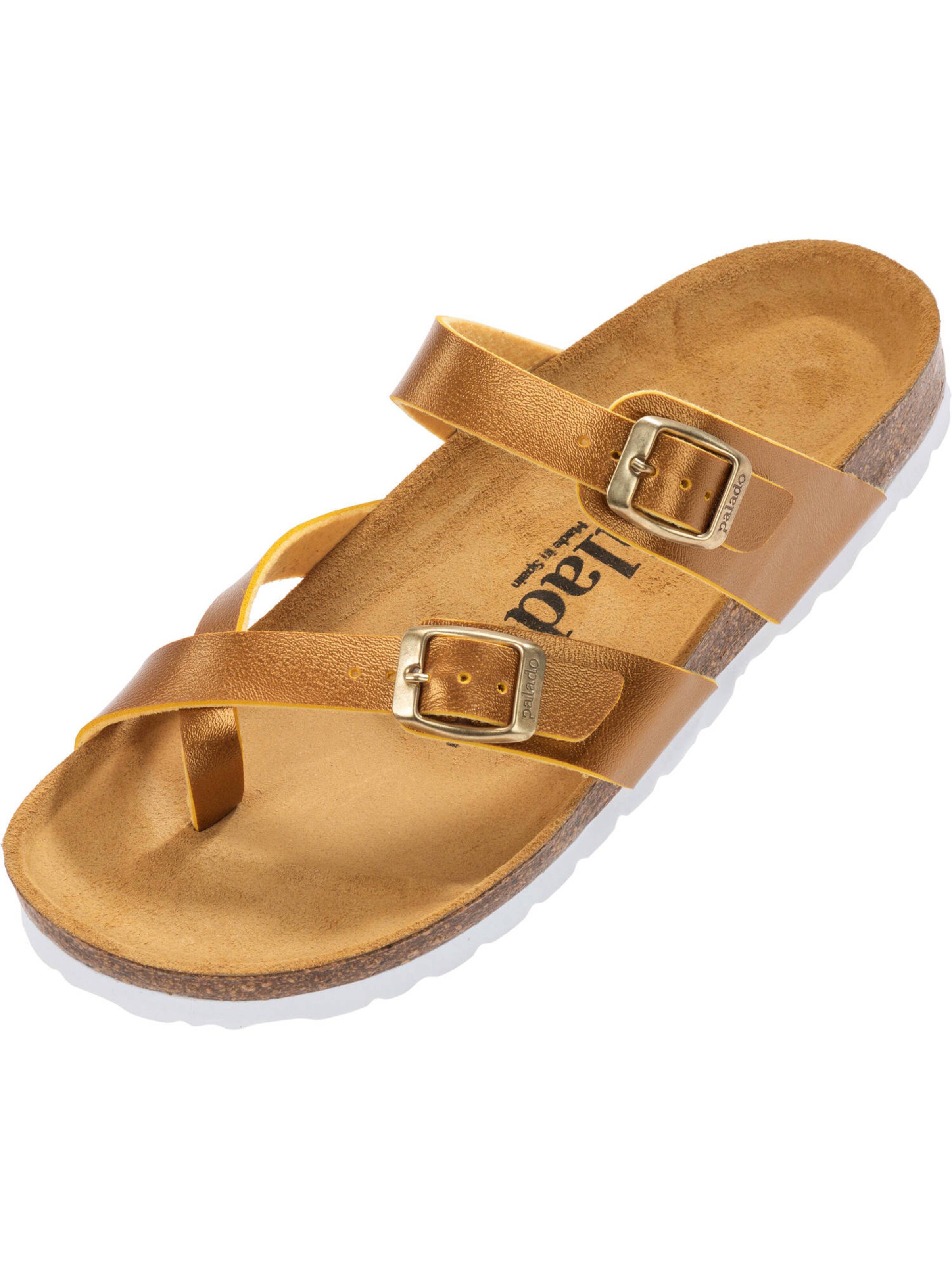 Palado Teenslipper 'Cres' in Geel: voorkant