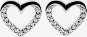 Akzent Earrings '"Heather" aus 925 Sterlingsilber, rhodiniert, langlebig' in Silver: front