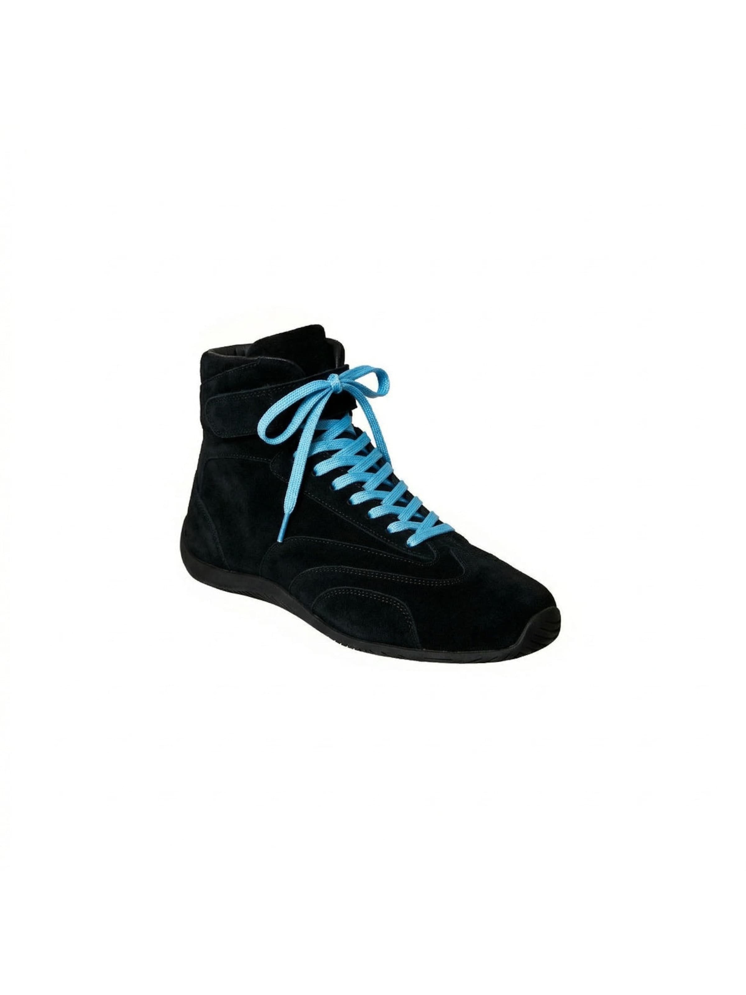 Sneaker alta 'Senna Boots' di Yoxeone in nero: frontale