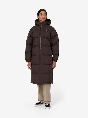 DICKIES Winter Coat 'ALATNA' in Brown: front