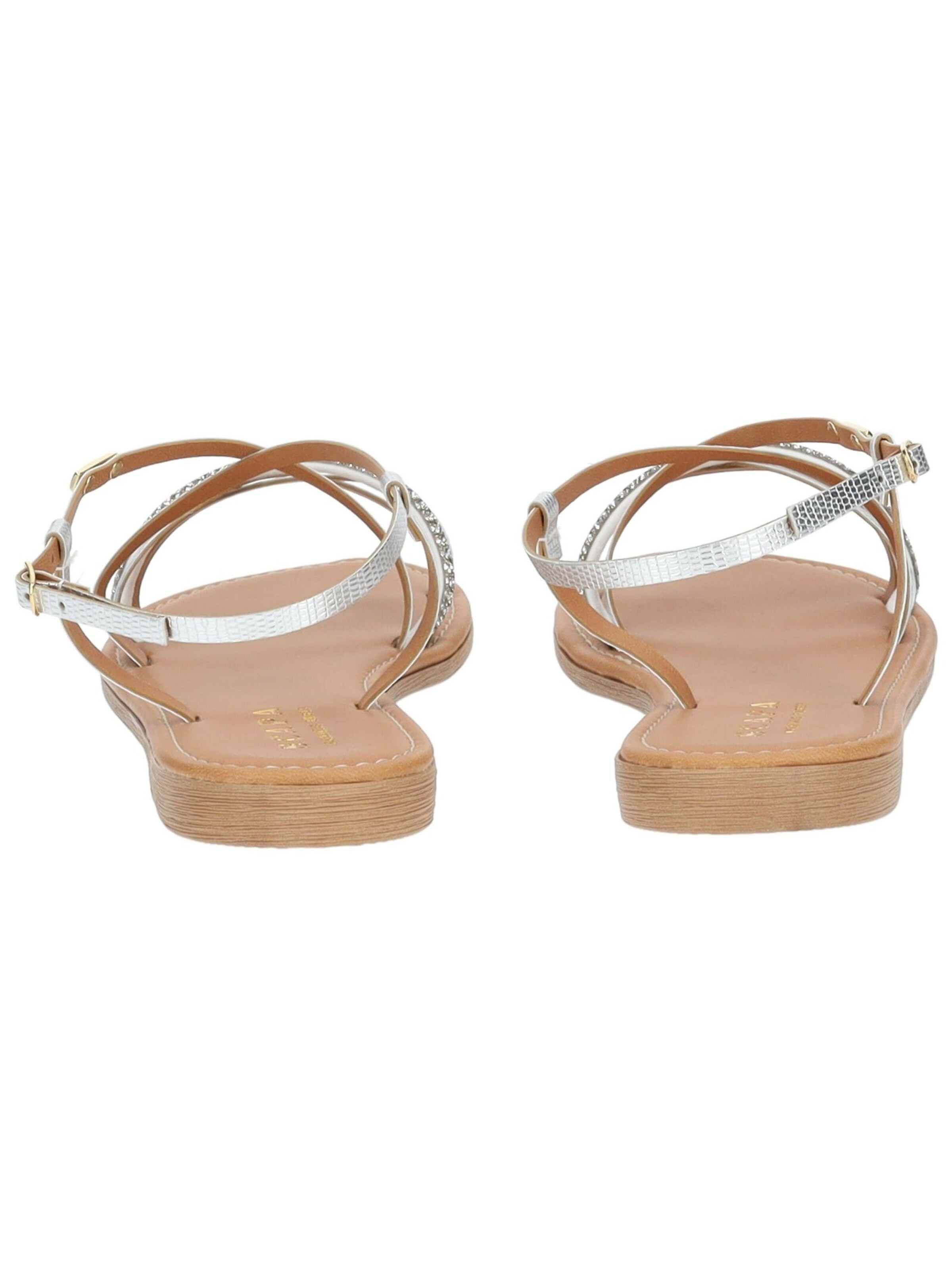 SCAPA Strap sandal in Silver