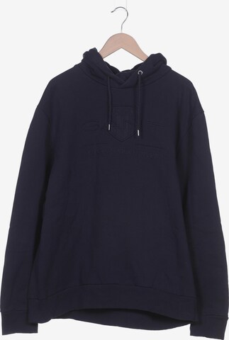 GANT Sweatshirt & Zip-Up Hoodie in 4XL in Blue: front