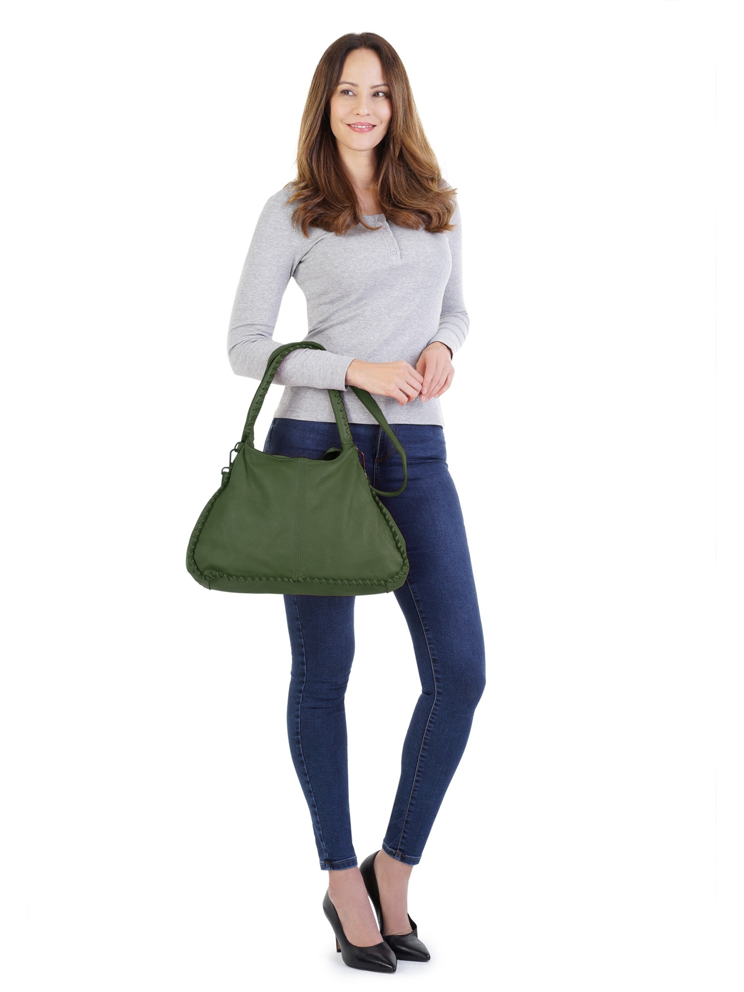 Cabas Samantha Look en vert