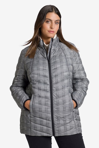 Ulla Popken Winter Jacket in Grey: front
