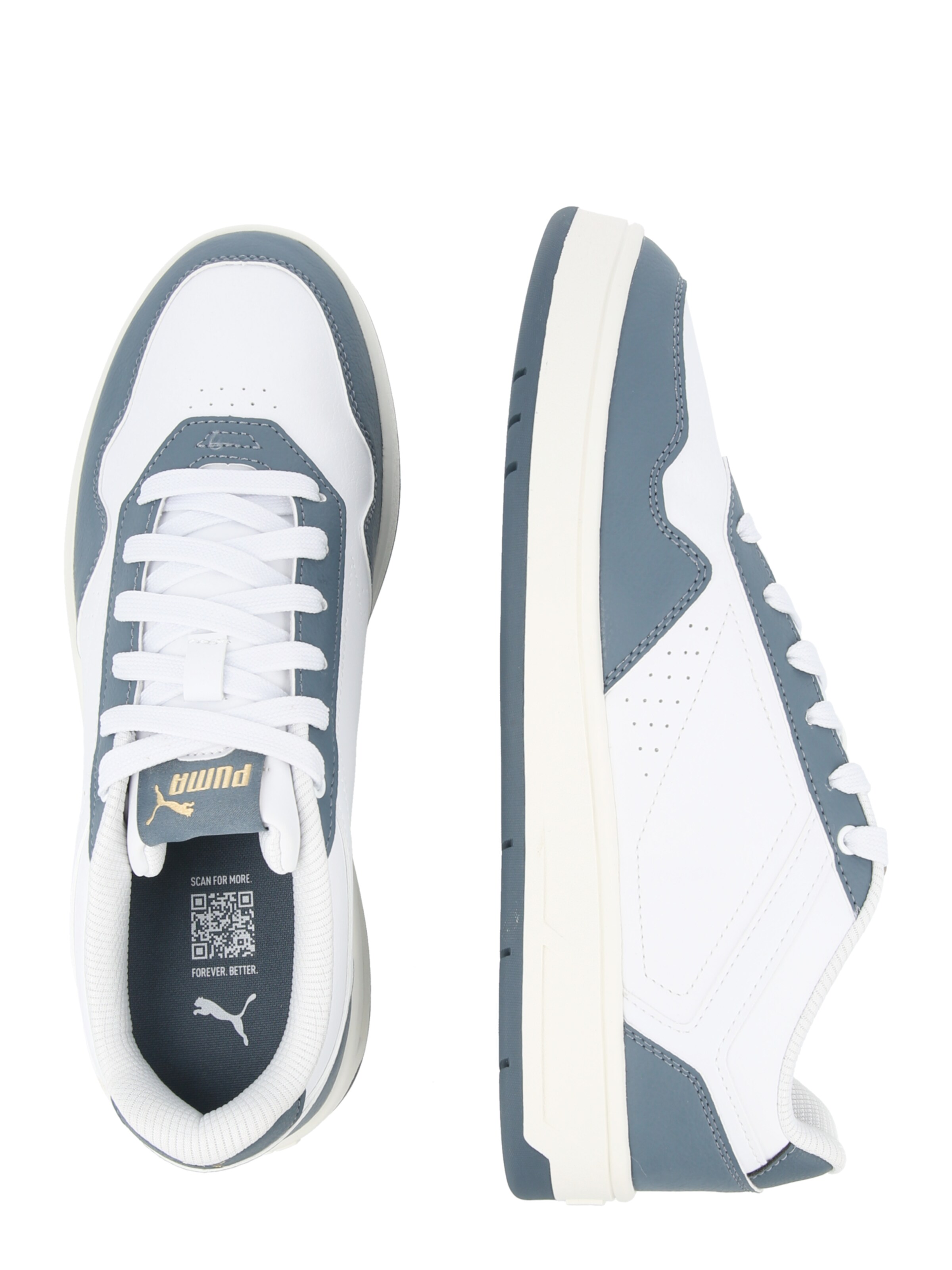 PUMA Низкие кроссовки 'Court Classic' в Белый