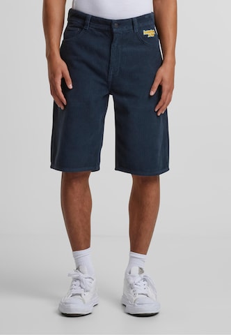 Wide Leg Pantalon HOMEBOY en bleu : devant