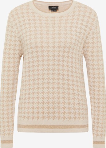 usha BLACK LABEL Pullover in Beige: predná strana