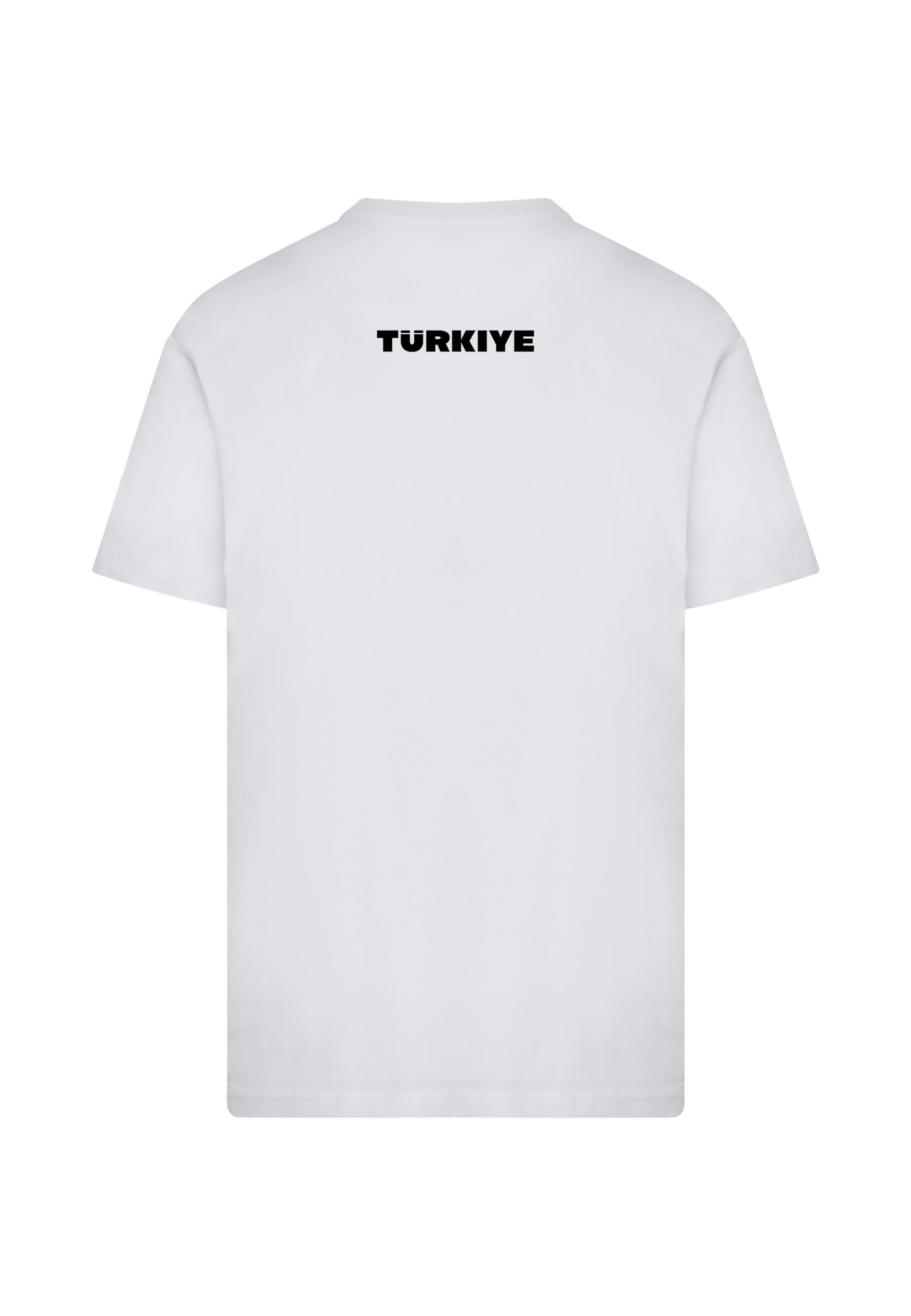 T-Shirt 'Love Türkiye Sign' Mister Tee en blanc