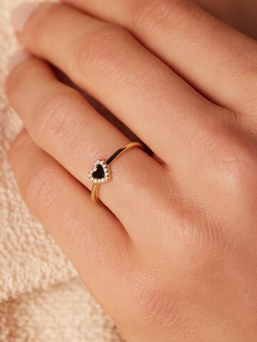 Lucardi Ring in Goud: voorkant