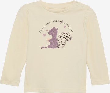 s.Oliver Shirt in Beige: front