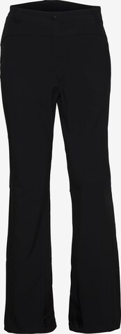 Maier Sports Boot cut Workout Pants in Black: front