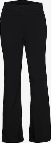 Maier Sports Boot cut Workout Pants in Black: front
