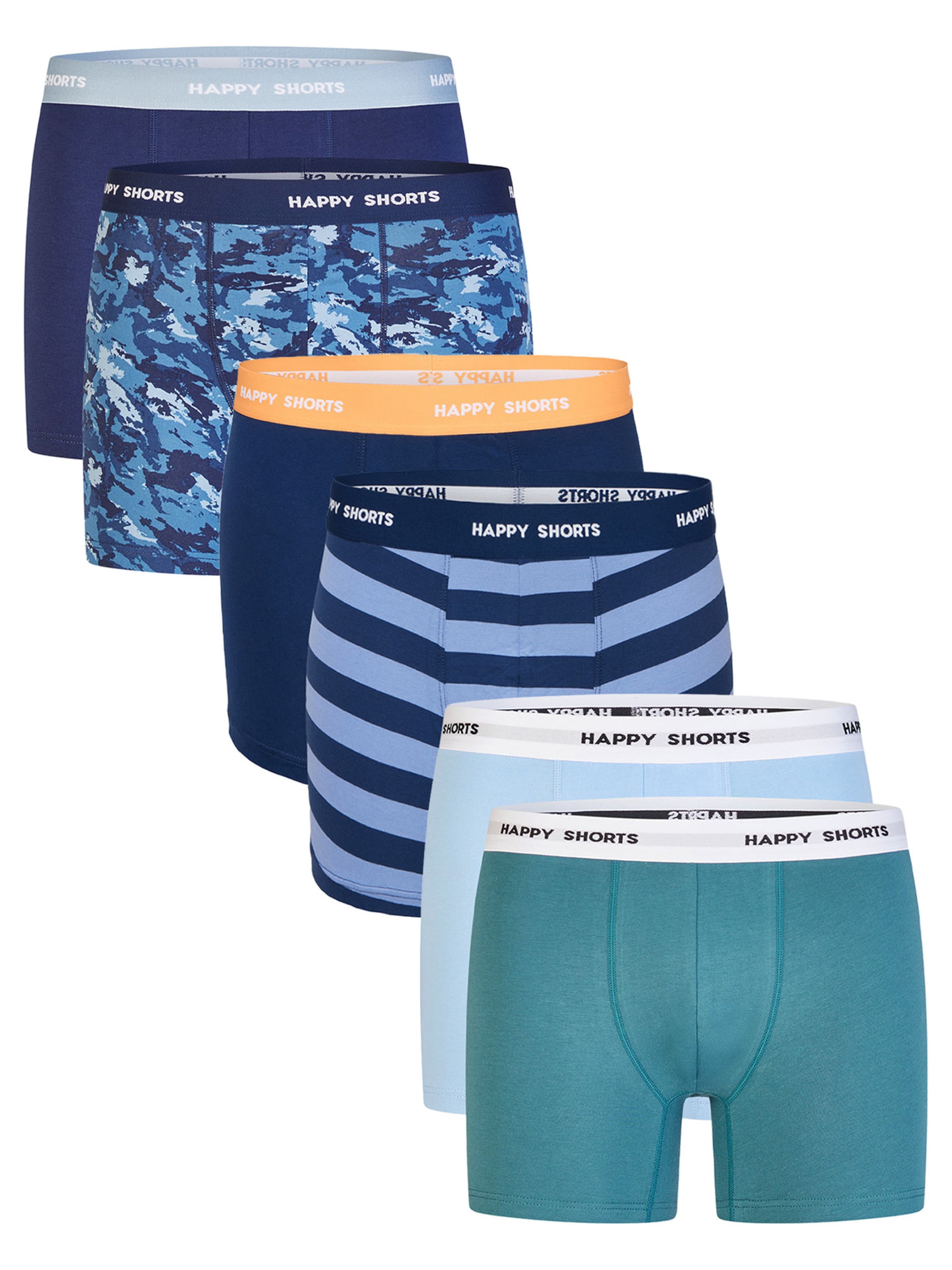 Happy Shorts - Boxers ' Green-Blue Jersey Set ' em azul: frente