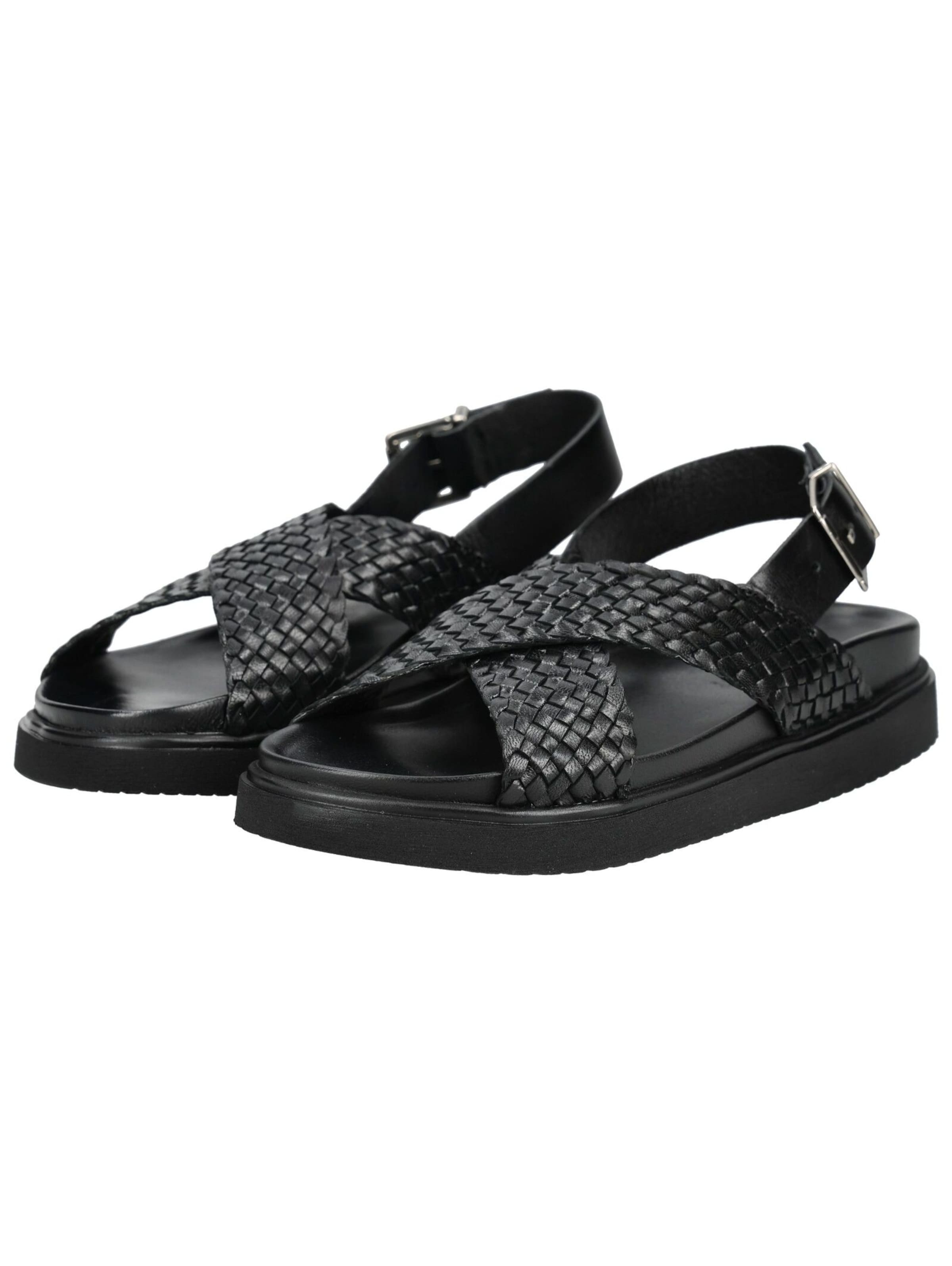 PAVEMENT Sandalen met riem in Zwart