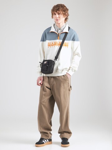 NAPAPIJRI Sweatshirt 'B-Saturnia' in Weiß