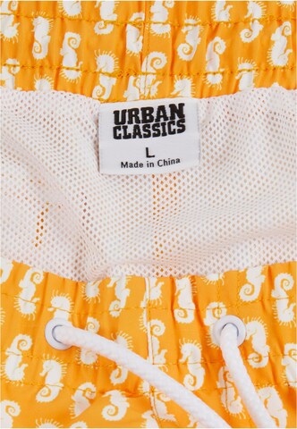 Shorts de bain Urban Classics en orange