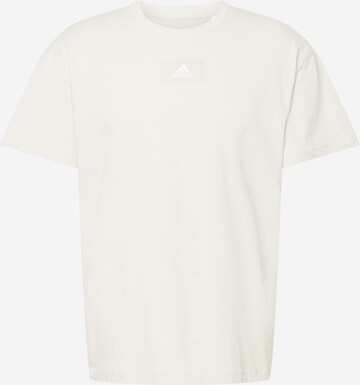 ADIDAS SPORTSWEAR Performance Shirt 'Essentials Feelvivid Drop Shoulder' in Beige: front