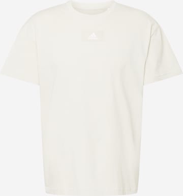 T-Shirt fonctionnel 'Essentials Feelvivid Drop Shoulder' ADIDAS SPORTSWEAR en beige : devant