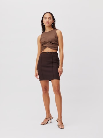 LeGer by Lena Gercke Skirt 'Valentina' in Brown
