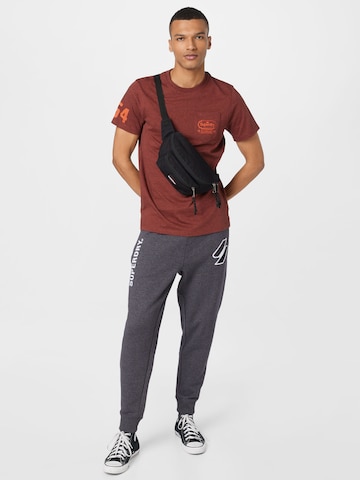 regular Pantaloni sportivi di Superdry in grigio