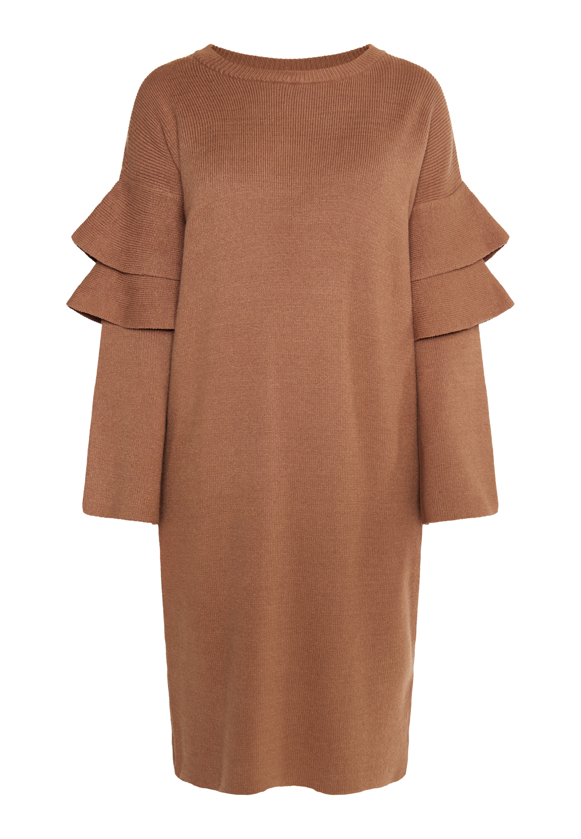 Abito in maglia usha WHITE LABEL di colore camello, Visualizzazione prodotti