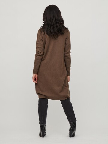 VILA Knitted Coat 'Ril' in Brown