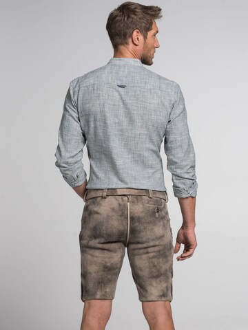SPIETH & WENSKY Slim fit Pants 'Alex' in Grey